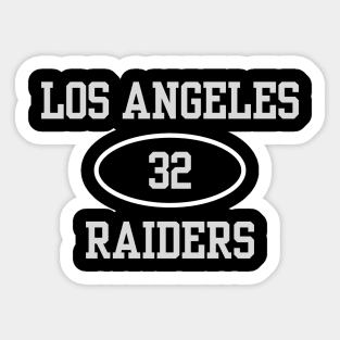 LA RAIDERS MARCUS ALLEN #32 Sticker